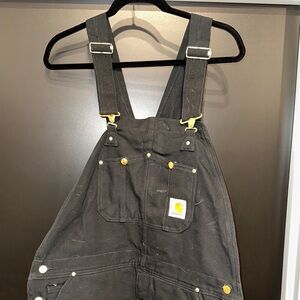 Carhartt Black Insulated Overalls